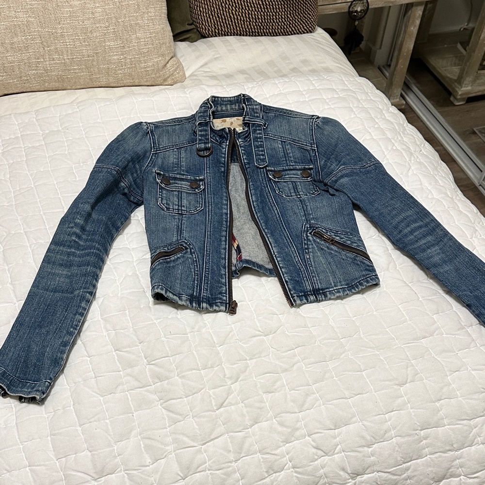 Abercrombie & Fitch Blue Jean Jacket